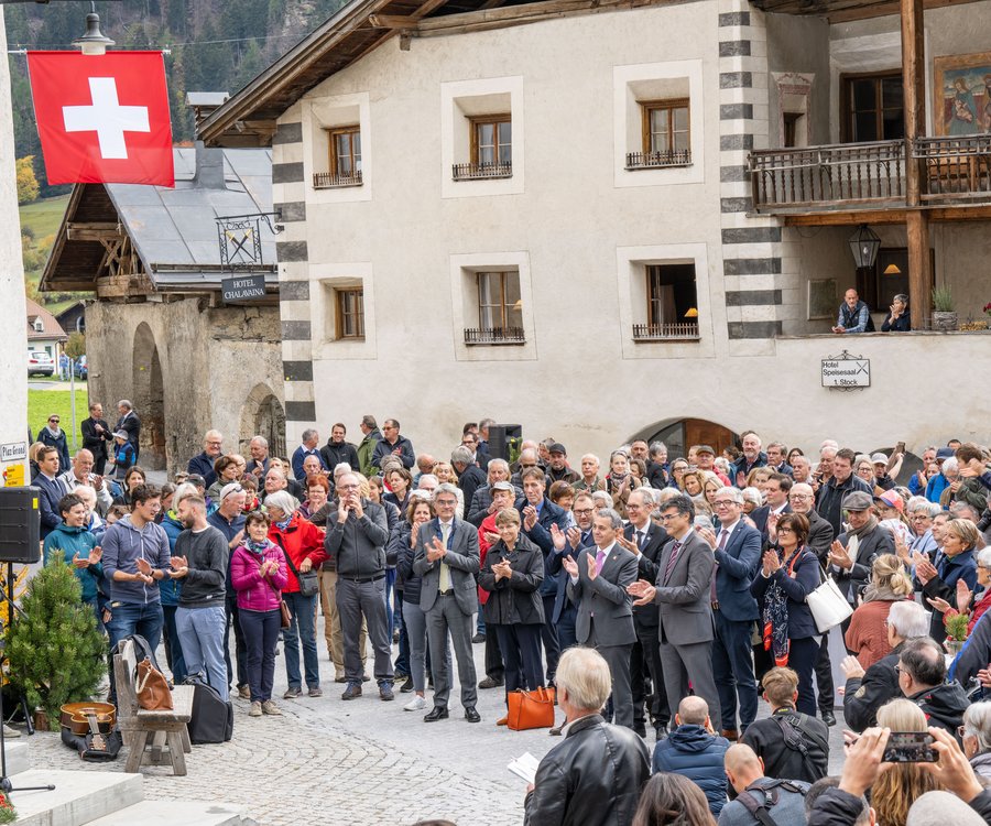 Der Bundesrat tagt in der Val Müstair - Hotel Chalavaina